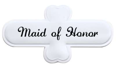 maid of honor wedding stickers, magnet