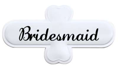marriage bridesmaid partner stickers, magnet