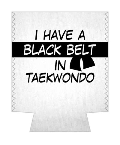 martial arts i have a black belt in taekwondo stickers, magnet