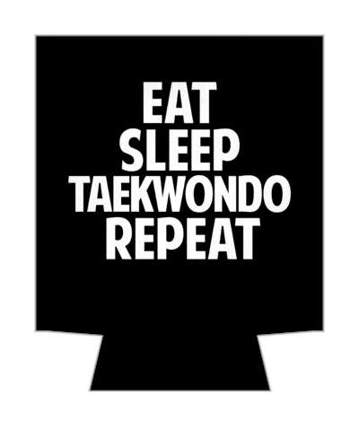 martial arts routine eat sleep taekwondo repeat stickers, magnet