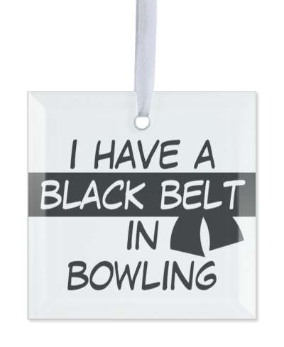 martial arts sports i have a black belt in bowling stickers, magnet