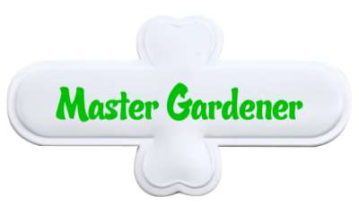 master gardener enthusiast stickers, magnet