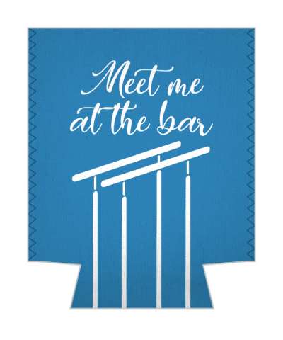 meet me at the bar wordplay gymnastics bars stickers, magnet