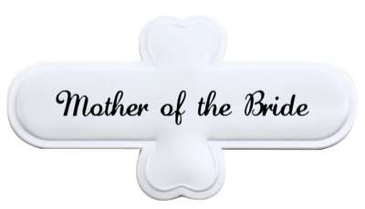 mother of the bride party stickers, magnet