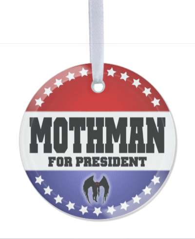 mothman for president novelty political novelty stickers, magnet