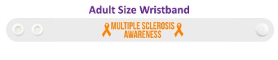 multiple sclerosis awareness orange awareness ribbon wristband