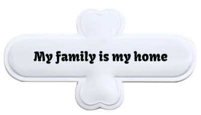 my family is my home mom dad sister brother stickers, magnet