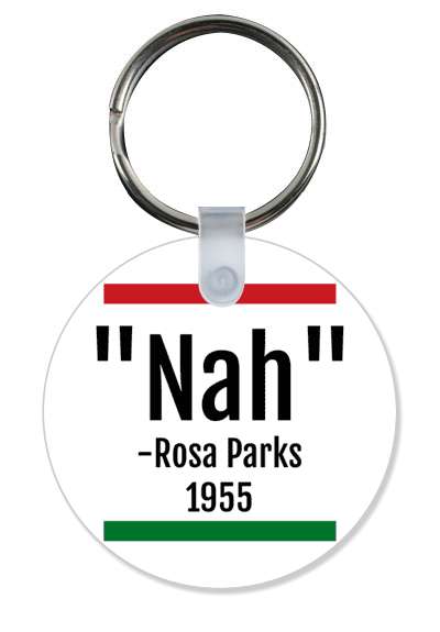 nah rosa parks quote 1955 stickers, magnet
