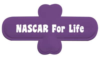 nascar for life cars passion stickers, magnet