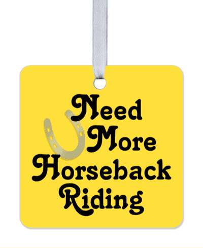 need more horseback riding orange yellow stickers, magnet