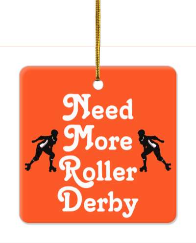 need more roller derby orange stickers, magnet