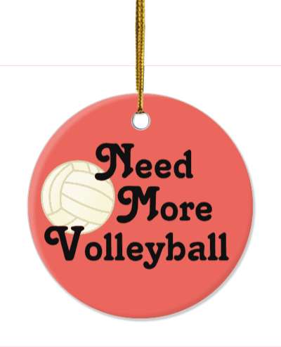 need more volleyball red stickers, magnet