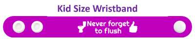 never forget to flush toilet thumbs up stickers, magnet