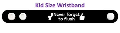 never forget to flush toilet thumbs up stickers, magnet