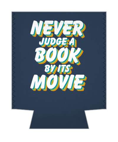 never judge a book by its movie film joke stickers, magnet