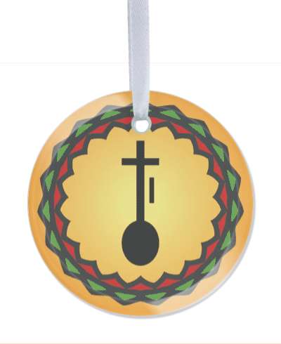 nia purpose kwanzaa symbol traditional orange gradient stickers, magnet