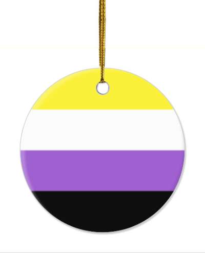 nonbinary pride flag colors lgbt pride stickers, magnet
