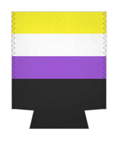 nonbinary pride flag lgbtq colors classic stickers, magnet
