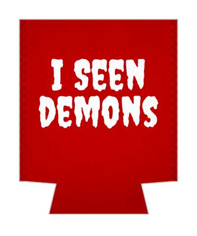 novelty i seen demons funny stickers, magnet