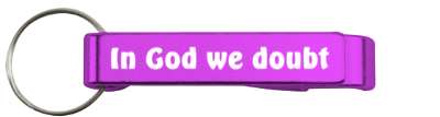 novelty in god we doubt stickers, magnet