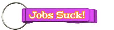 novelty jobs suck stickers, magnet