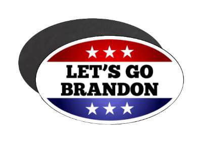 novelty lets go brandon biden president joke stickers, magnet