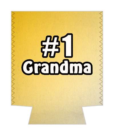 number one grandma gradient stickers, magnet