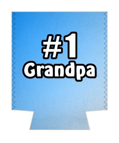 number one grandpa gradient stickers, magnet
