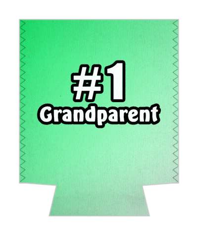 number one grandparent gradient stickers, magnet