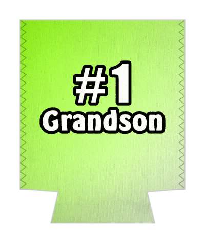 number one grandson gradient stickers, magnet