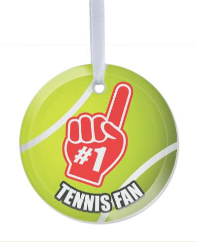 number one index pointing hand tennis ball fan stickers, magnet