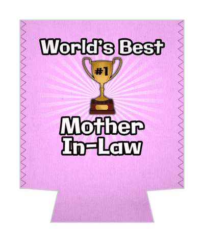 number one mother in law gradient stickers, magnet