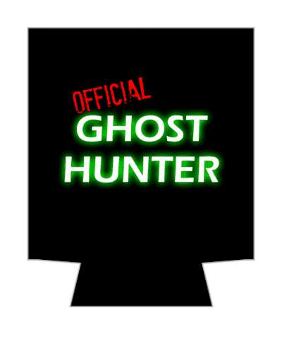 official ghost hunter red green black stickers, magnet