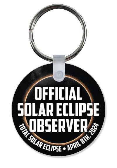 official solar eclipse observer total solar eclipse april 8th 2024 stickers, magnet