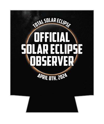 official total solar eclipse solar eclipse observer april 8th 2024 stickers, magnet