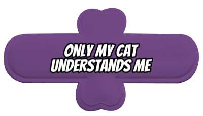 only my cat understands me love kitties stickers, magnet