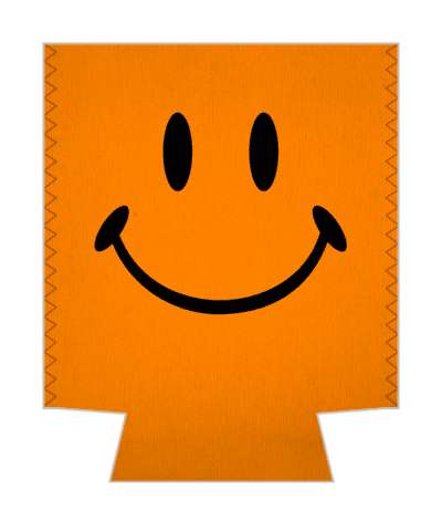 orange smiley smile emoji classic awesome fun stickers, magnet