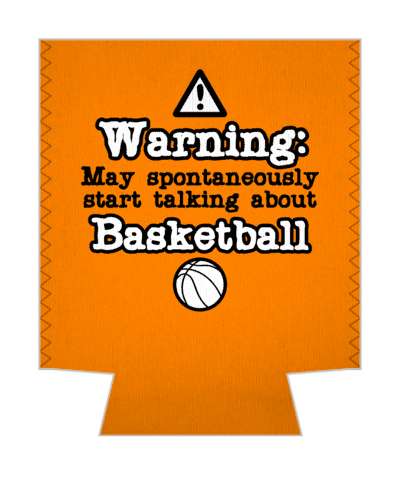orange warning may spontaneously start talking about basketball ball stickers, magnet
