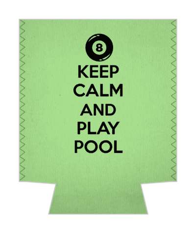 parody keep calm and play pool eight ball stickers, magnet