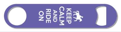 parody keep calm and ride on horseback rider silhouette stickers, magnet