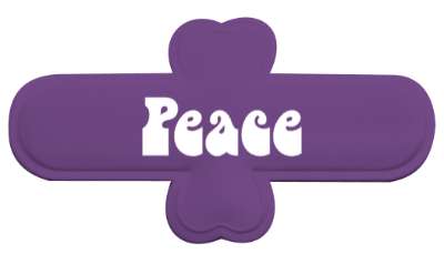 peace powerful positive stickers, magnet