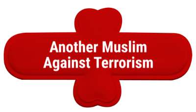 peace religion another muslim against terrorism stickers, magnet