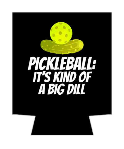 pickle ball pickleball its kind of a big dill funny wordplay stickers, magnet