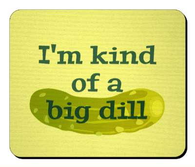 pickle pun im kind of a big dill stickers, magnet