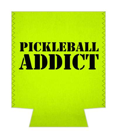 pickleball addict team fanatic fun sport stickers, magnet