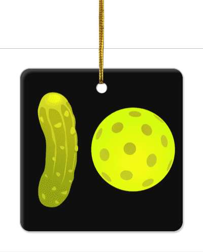 pickleball pickle ball dill black stickers, magnet