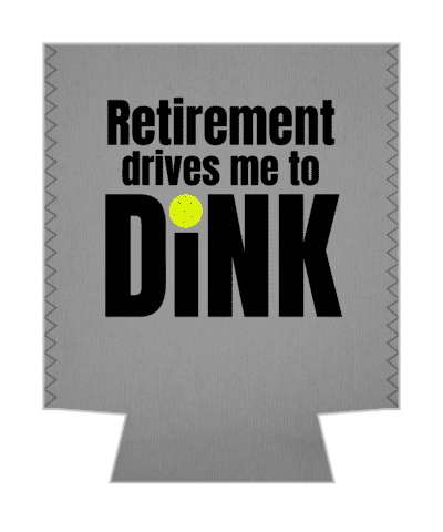 pickleball retirement drives me to dink funny stickers, magnet