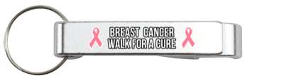 pink ribbons awareness breast cancer walk for a cure stickers, magnet