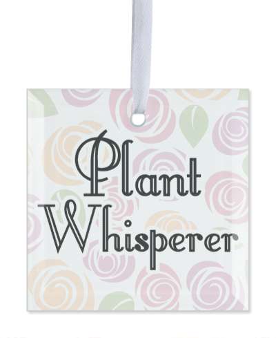 plant whisperer flowers stickers, magnet