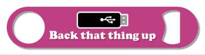plum back that thing up usb stick funny stickers, magnet